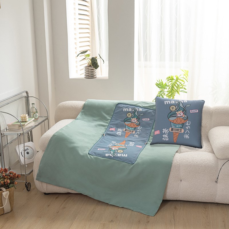 抱枕被子两用午休加厚汽车折叠车用车载办公室午睡毯子二合一靠枕