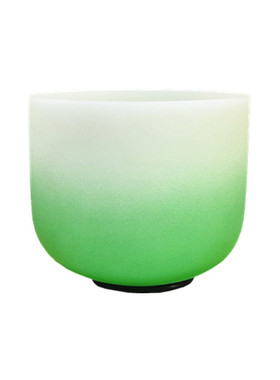 水晶钵瑜伽钵音疗钵颂钵套装彩色碗彩色水晶乐器渐层音钵