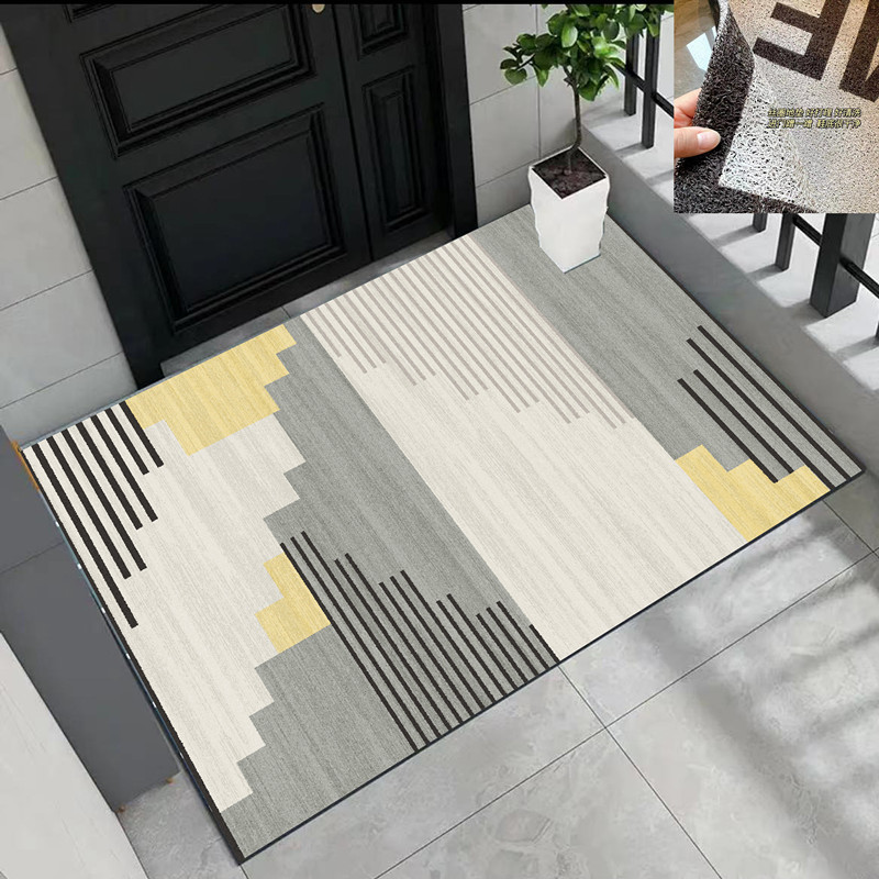 入户门脚垫门里门外蹭土刮泥丝圈脚垫可裁剪耐脏防滑进门口垫子