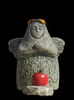 塞尔达传说海利亚女神像鱼缸造景摆件办公室装饰桌面正能量守护神