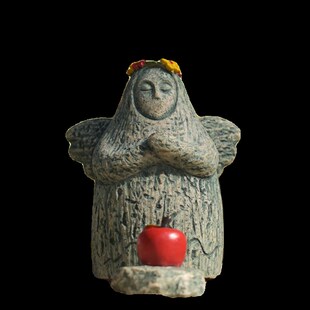 塞尔达传说海利亚女神像鱼缸造景摆件办公室装饰桌面正能量守护神