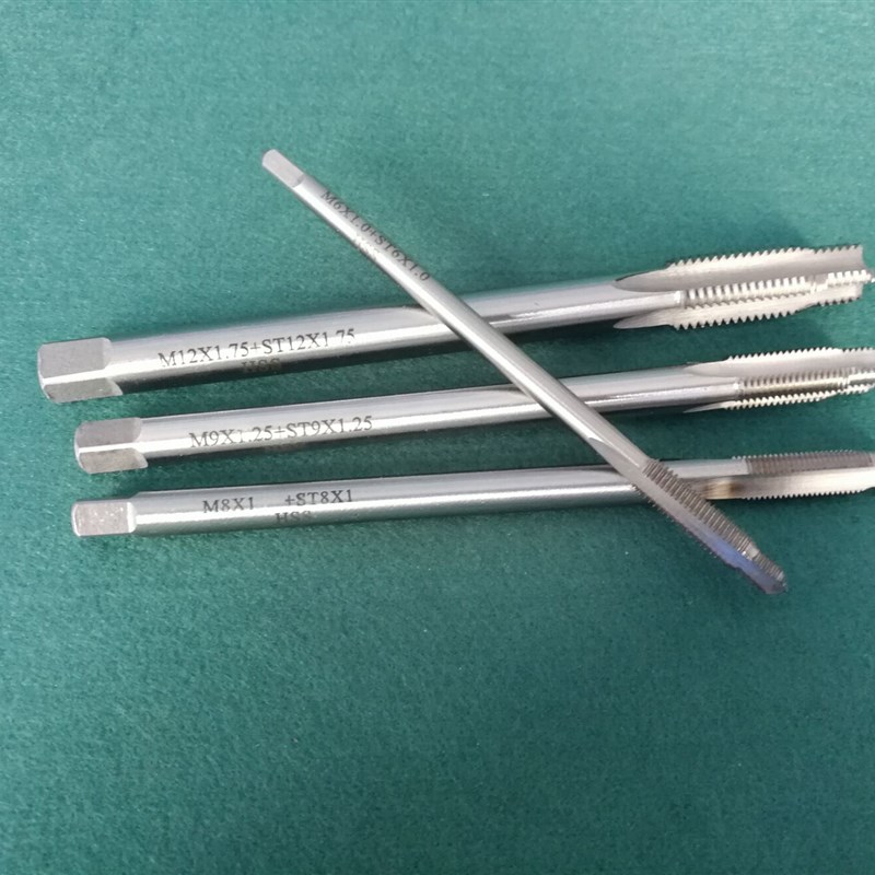 钢丝螺套二合一加长丝锥ST6-ST24汽修轮毂丝攻维修丝锥ST14*1.25
