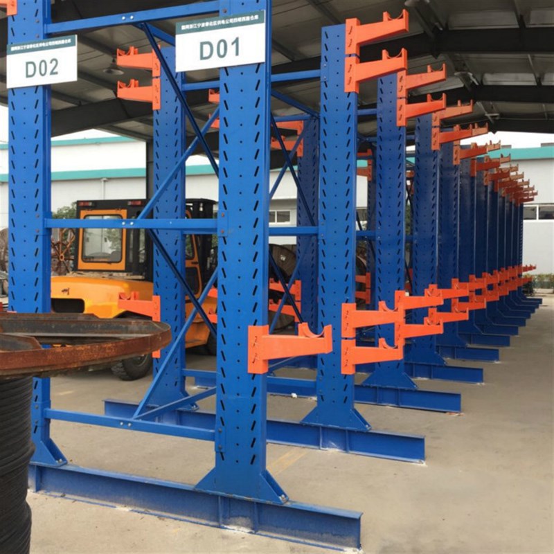 仓库重型货架仓储单双面悬臂可调节拆装金属架钢管板材光电缆线架