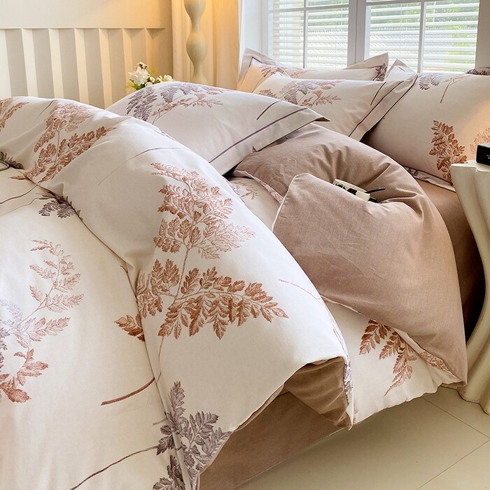 新疆棉全棉纯棉生态加厚磨毛四件套床单被套枕套床品套件家用秋冬