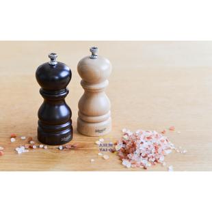 意大利制造BISETTI榉木胡椒研磨器不锈钢芯海盐花椒颗粒家用手动