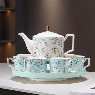 茶具套装 2024新款 轻奢高档陶瓷水杯茶壶茶杯家用客厅待客结婚礼品