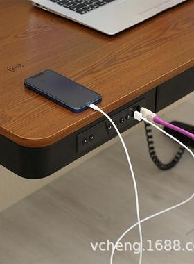 厂家直销升降式双电机电动家用办公桌书桌可定制黑色升降桌腿电脑