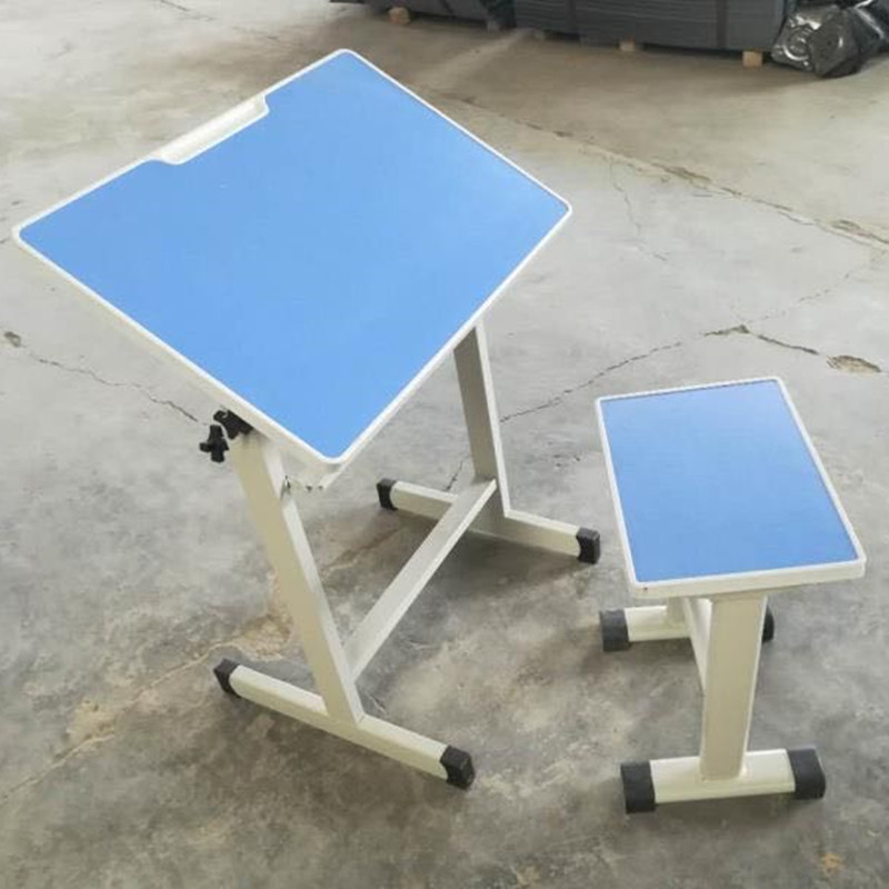 学生美术室学习桌椅 可调升降翻转美术桌素描美术生斜面画架方凳