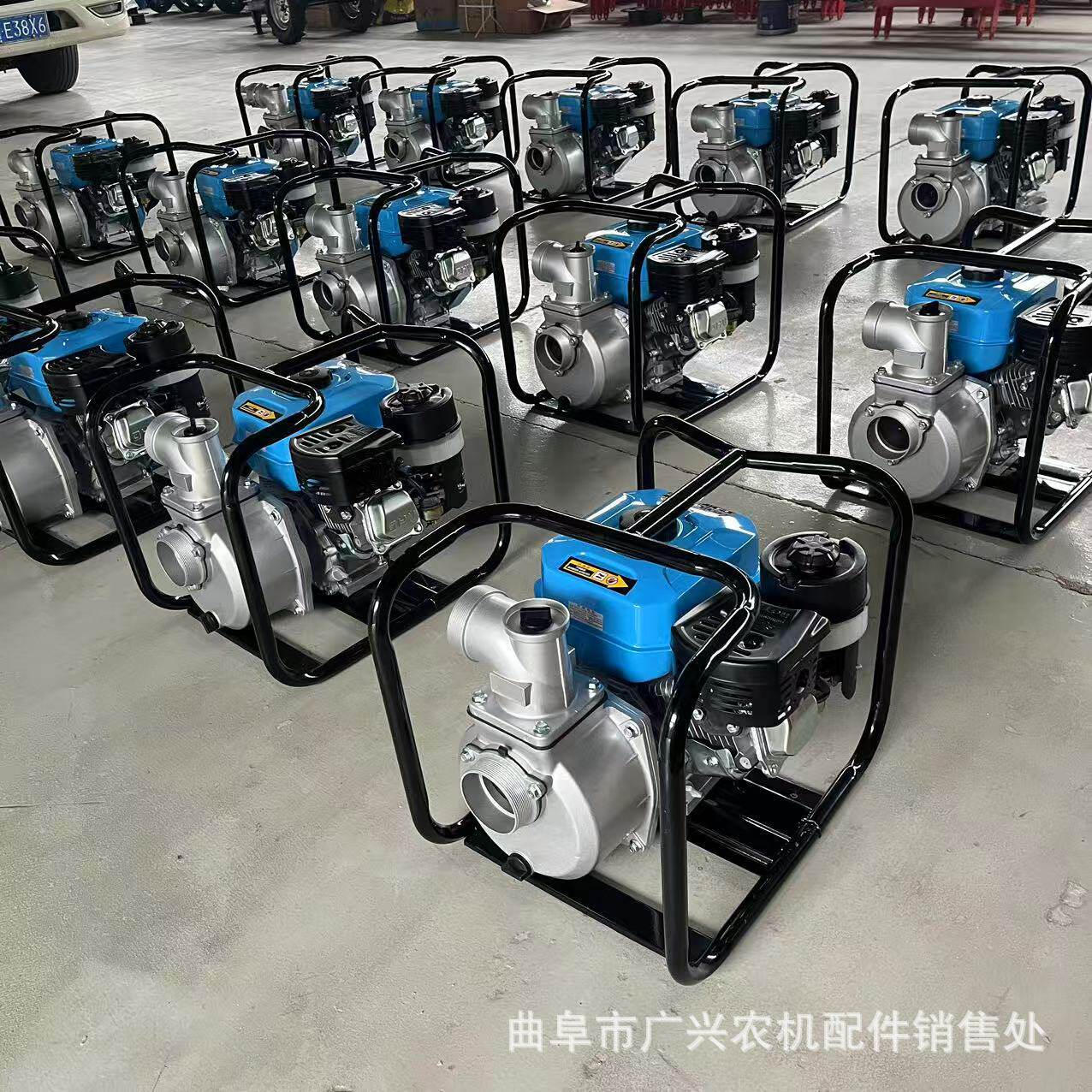 流量80立方柴油4寸自吸泵170动力手拉启动灌溉泵防汛轻便抽水泵