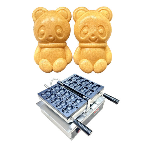 商用插电鲷鱼烧机器熊猫面包机可放夹心网红熊猫华夫机