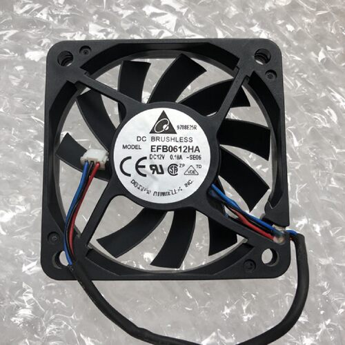 台达 EFB0612HA/HHA AFB0612HA/MA 12V 6CM 6010机箱超薄散热风扇