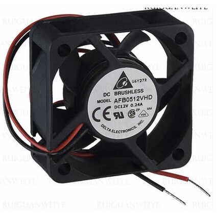 台达DELTA AFB0512VHD 5020 12V 0.24A 5cm 双滚珠 服务器风扇