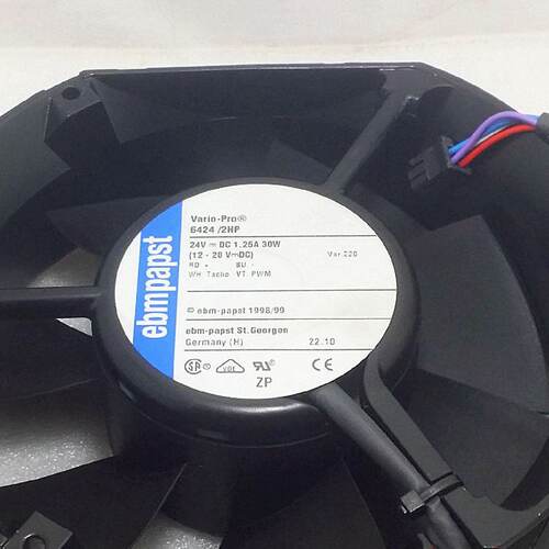 原装进口 TYP 6424/2H/12H/2HR/2HP/12TDHR变频器风扇6424TDR 24V