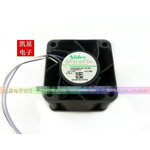 W40S24BUA6-08J561 NIDEC 4028 24V 0.25A 4CM 4厘米 变频器风扇
