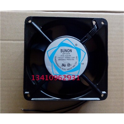 全新 SUNON 12CM 12038 SP100A PN1123HBL 双滚珠 110v 散热风扇