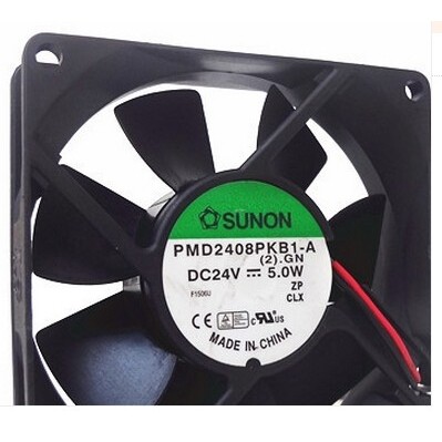 原装SUNON PMD2408PKB1-A 24V 5.0W 8CM 8020 2线变频器散热风扇