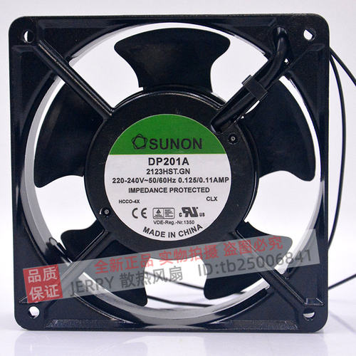 DP201A 2123HST 原装SUNON 220V 12038 12CM 机柜 轴流散热风扇