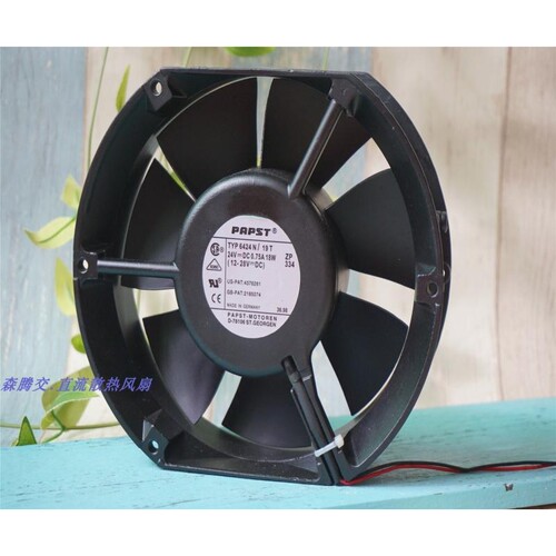 17250原装西德 24V散热风扇 TYP6424N/19T 24V 0.75A 18W