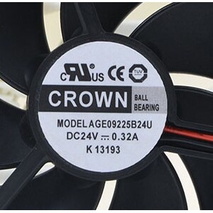 原装CROWN AGE09225B24U 9025 24V 0.32A 9cm 大风量 变频器风扇