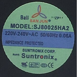SANJUN三巨SJ8025/9225/1238/1725/1806/20060HA2 220V轴流风机