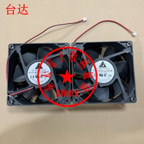 AFB1224SHE 台达 变频器散热风扇 12CM 12038 24V 0.75A轴流风扇