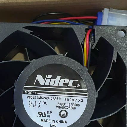 WR60X26866 239D1412P006 V80E14MS2A3-57A611 13.6V0.16进口风扇