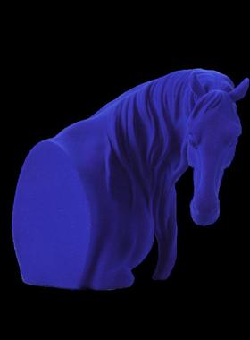 马到成功现代轻奢抽象动物摆件新中式家居桌面装饰工艺品树脂雕塑