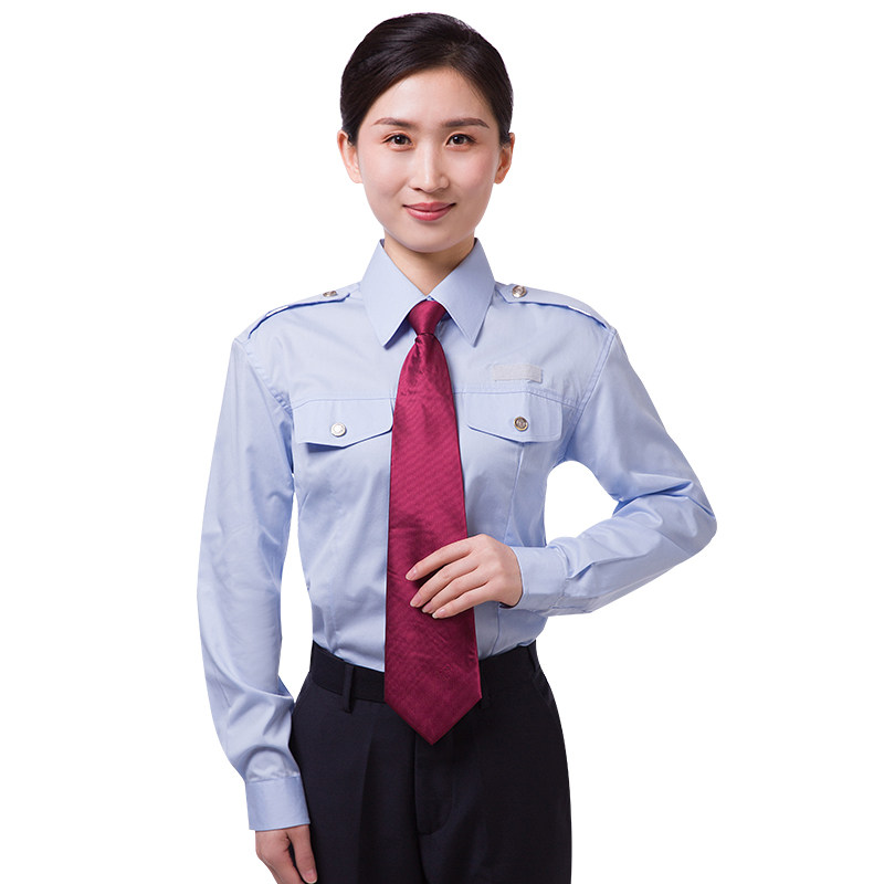 制服长袖外衬衣女男款棉衬衫内衬春秋裤冬裤夏裤工作服工装现货