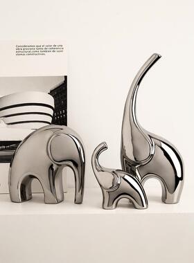 贝美汉简代约现22051801家居摆设轻柜奢大象工艺品客厅酒电视柜装