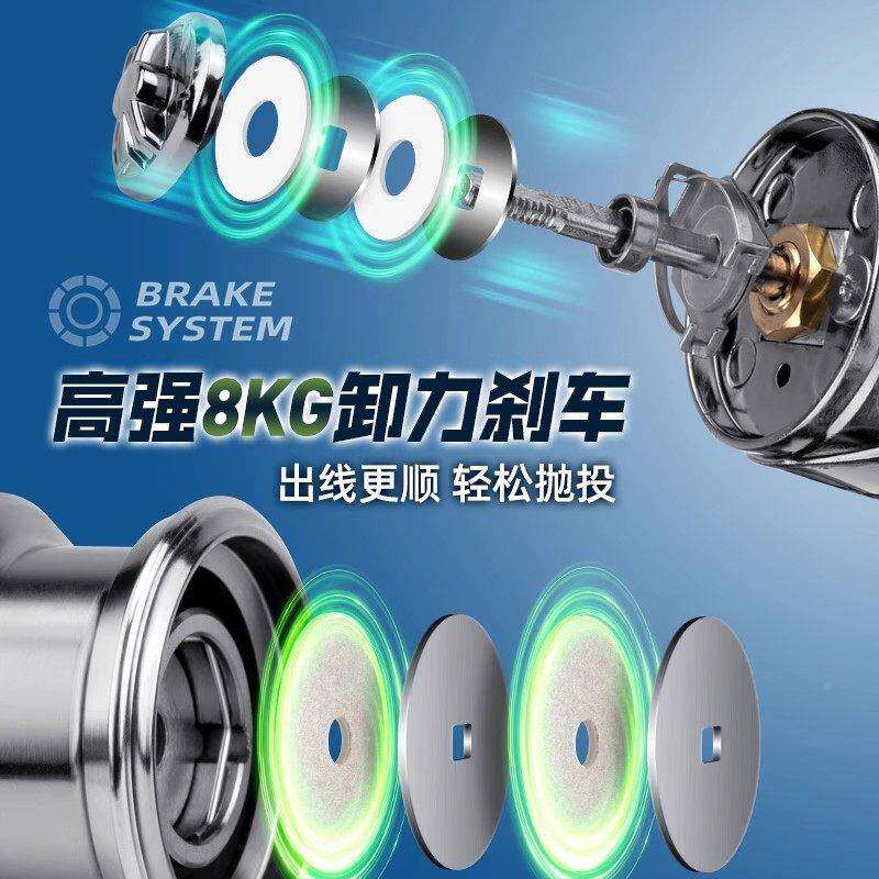 纺车路亚专用投全金轮竿属DSYB斜口浅线杯远微物防海水鱼线轮海路