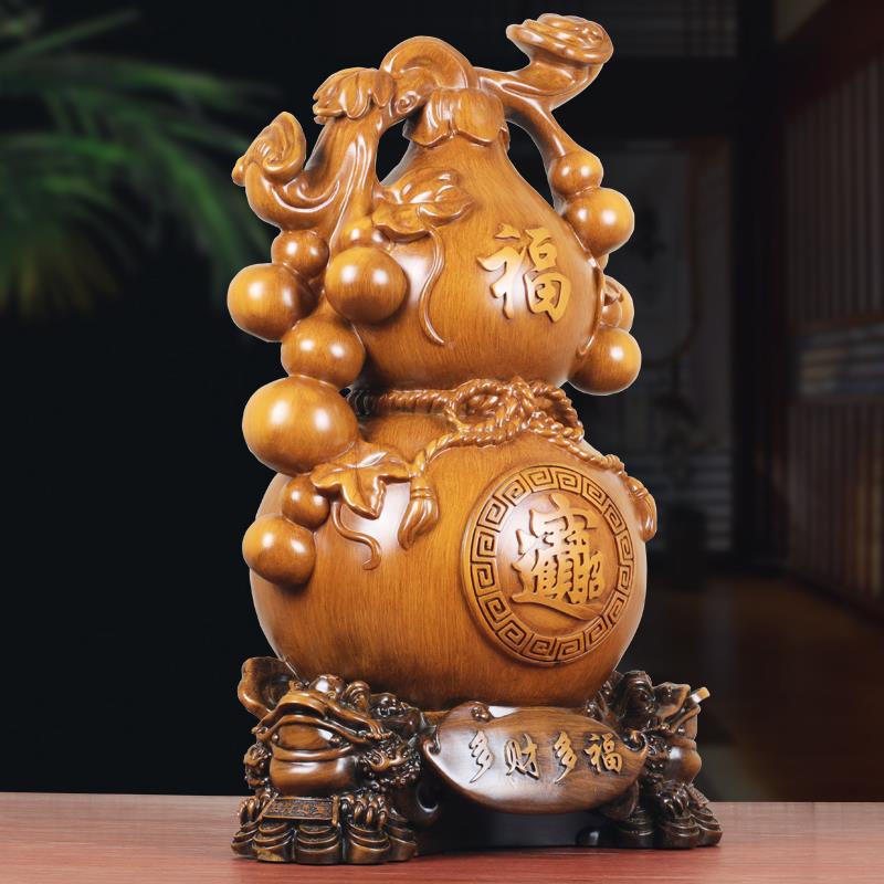 饰特大乔号招财葫芦摆件家居客厅玄关大葫芦电视柜酒柜装送品新居