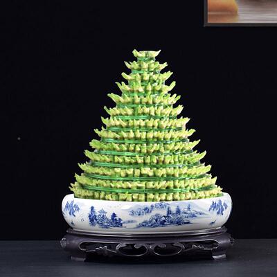 一陶水仙瓷花盆富贵大竹叶莲专用盆水培铜钱草口LX30-底径水养吸