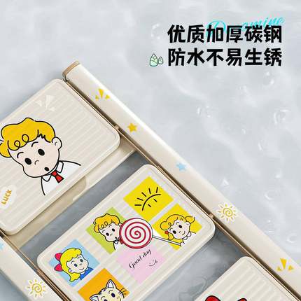 家用梯步子折叠梯加厚两用0721小内梯室多功能爬楼梯三人字梯