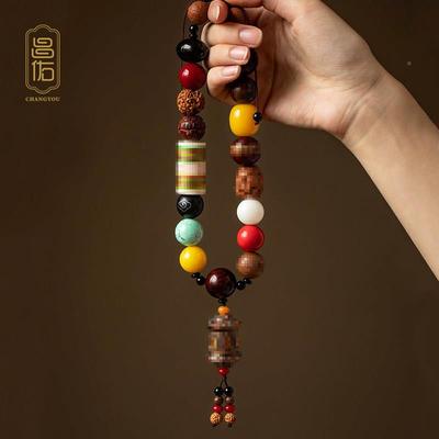 原创高档汽车挂菩坠提子挂饰品后照镜平安女车内装饰件吊男D3789