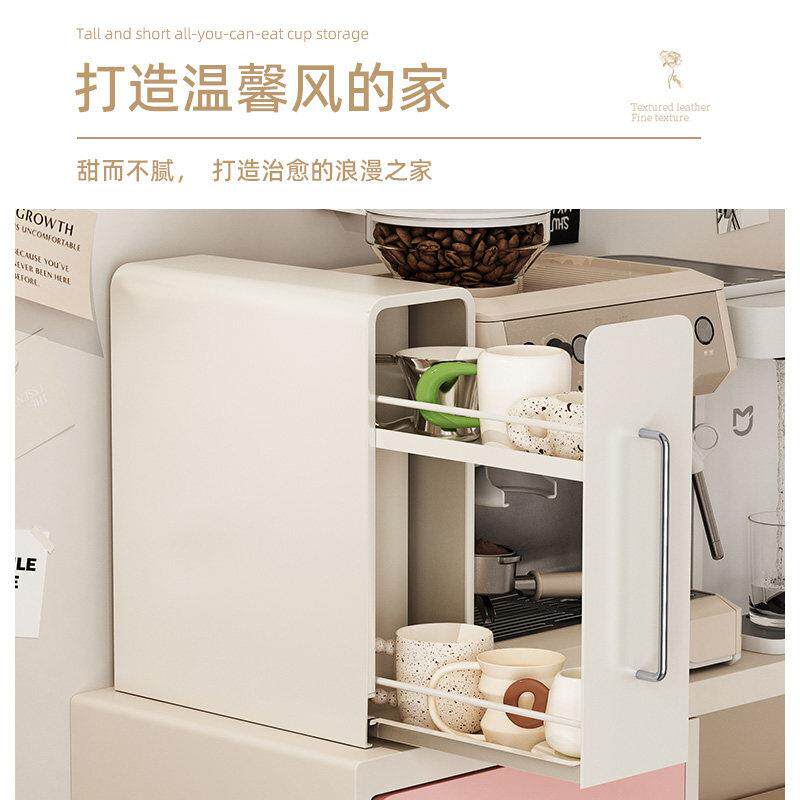 家用客厅多层室水杯茶杯杯置架办公桌面物放咖啡玻璃杯防尘架