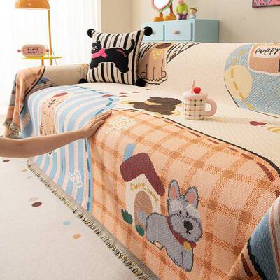 2206新款沙发布盖布高级感四一季通发用三座一贵cp25826a妃沙发垫