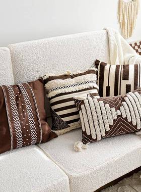 摩洛哥手刺绣抱枕套客厅沙发靠垫背腰枕套子椅BZ222090饰装民族风