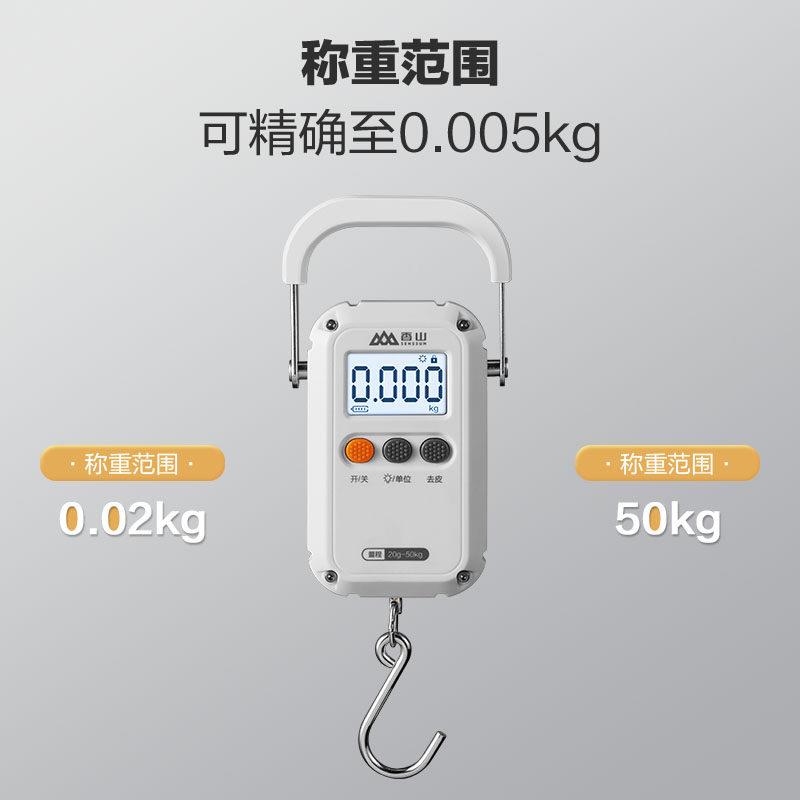 递香高山精度携手提电子EP190秤50kg可式高迷你家用快称挂钩小秤