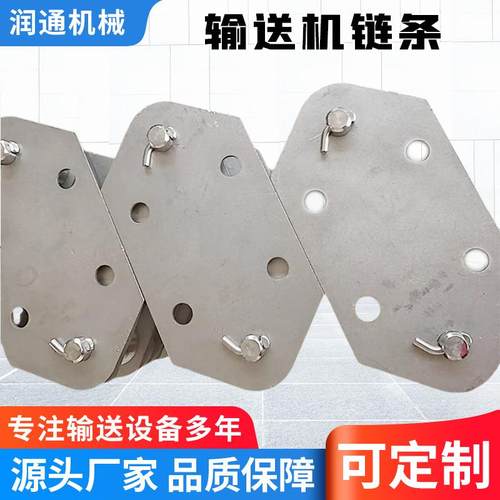 生产碳钢NE小型提升机链条制造炼钢炉原料输送的用大节距输送链条