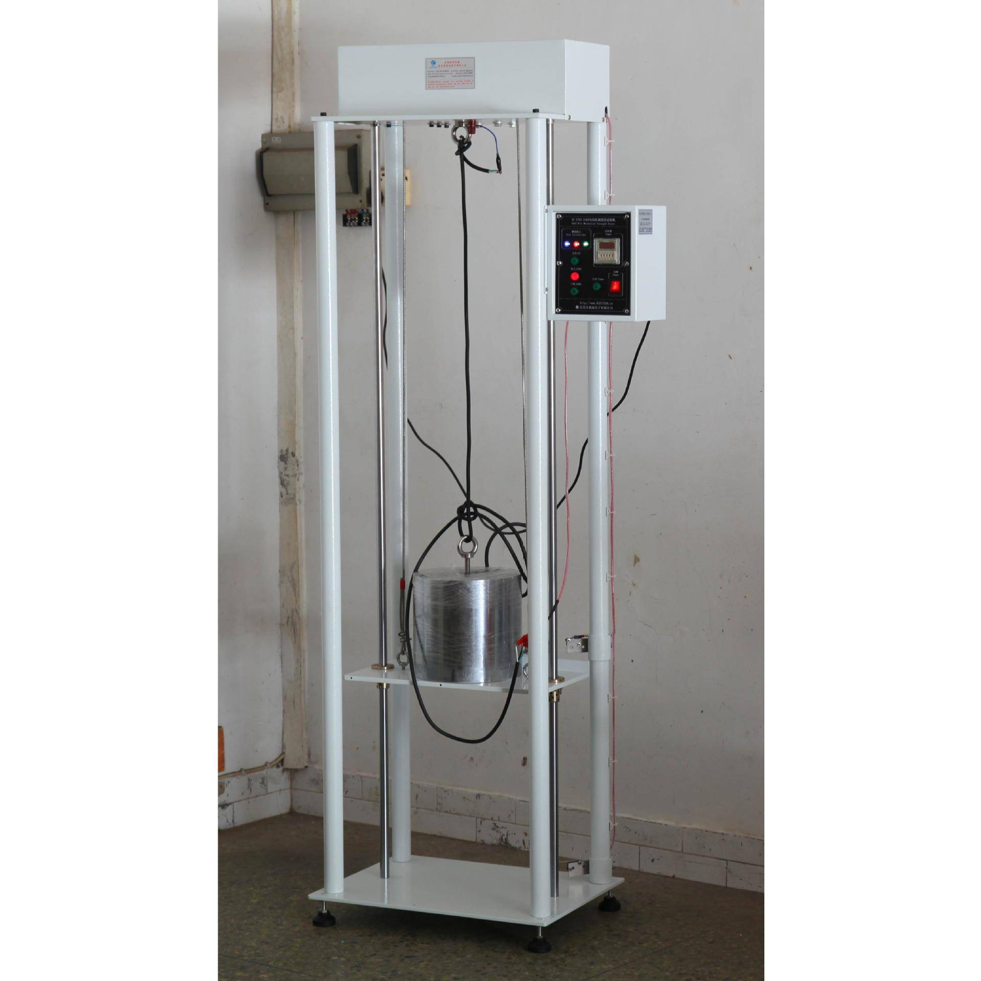 软电线机械强度试验机电缆线抗拉强度试验机150LB砝码吊重测试