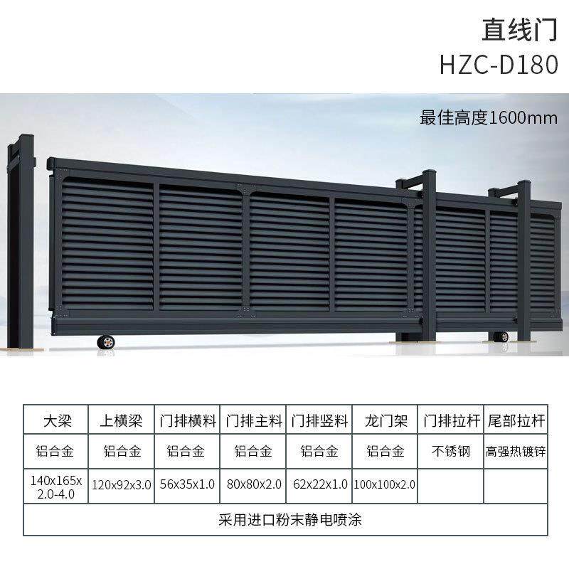无轨电动直线门平移门段滑门自动悬浮门大气折叠庭院大门