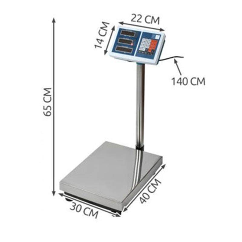 英文版电子台秤100kg/150kg/00kg/600kg外贸电子计价台秤电子称