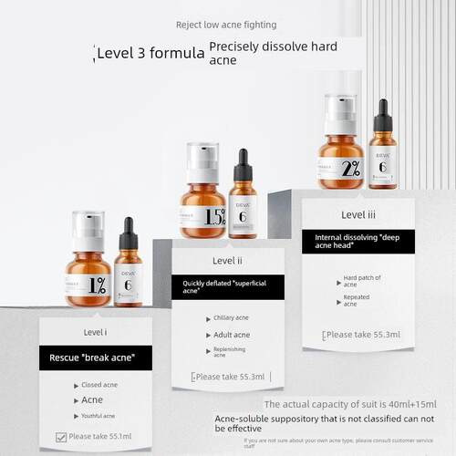 DEVA祛痘精华液R1水杨酸控油去痘闭口粉刺淡化护肤品套装