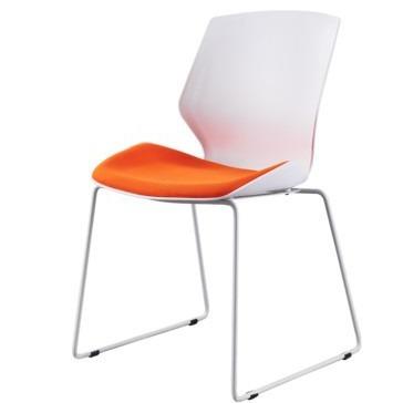 会议椅子办公弓形现代简约无扶手学生座椅可叠放会议室靠背培训椅