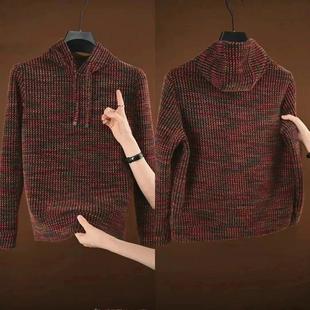 叶老板轻奢男装冬季时尚潮流U轻奢风设J计师款休闲百搭长袖连帽卫