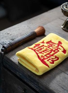 扫地佛尘，清洁佛巾，佛像，香灰清洁刷，软毛掸子，观音财神擦拭