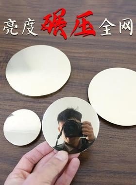 纯铜真品照妖镜门口挂门门头彷古凸面八卦镜挂件结婚用随身铜镜子