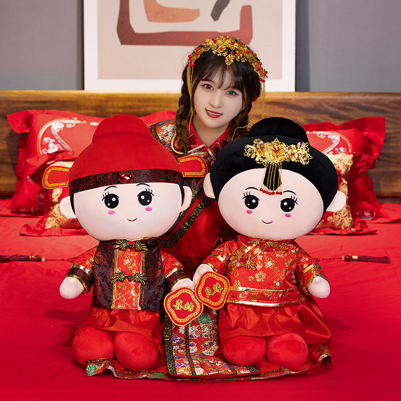 创意婚庆压床娃娃结婚礼物