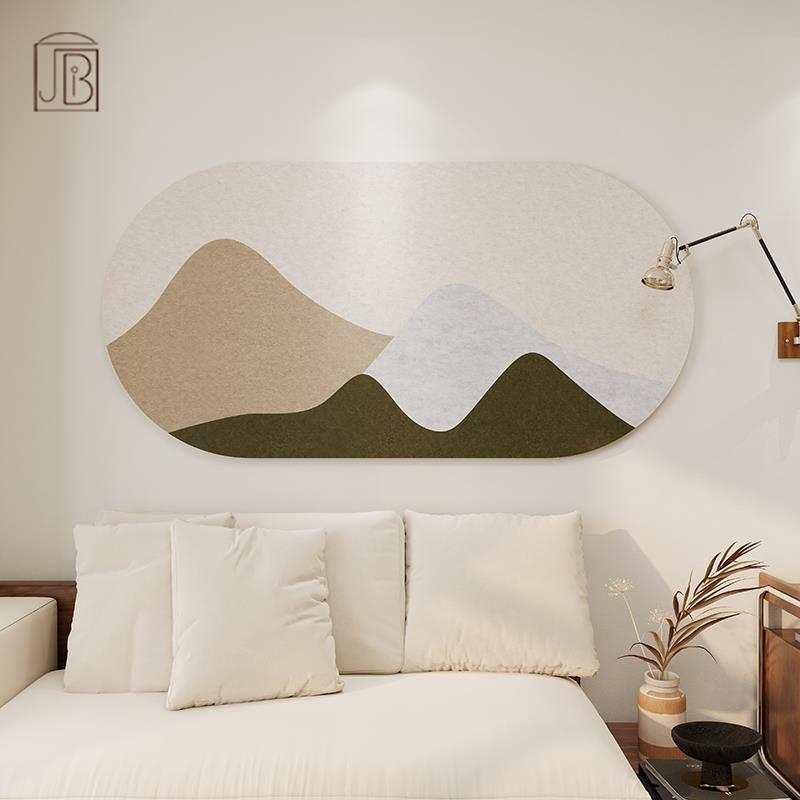 卧室床头墙面改造毛毡板墙贴3d立体免打孔创意软木板相片展示墙贴