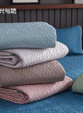 60支天丝泰国乳胶凉席三件套1.8m床1.5米2可机洗折叠冰软席子夏季